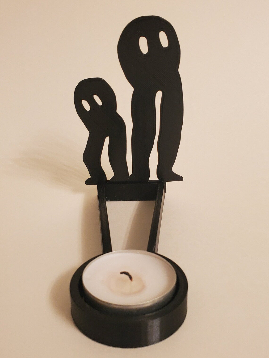 🎃Halloween Silhouette Tealight Holder – Festive Tabletop Decor🧙♀️